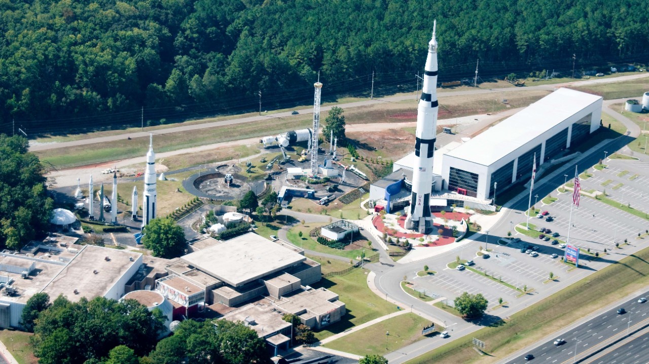 "NASA Space and Rocket Center in Huntsville, Alabama."